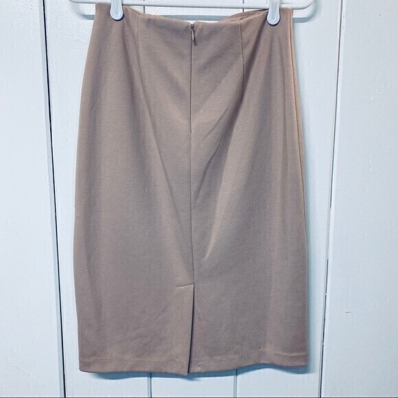 Philosophy Women’s Pencil Skirt with elastic waist, Size 2,‎ Blush Cream Color * - Picture 2 of 7